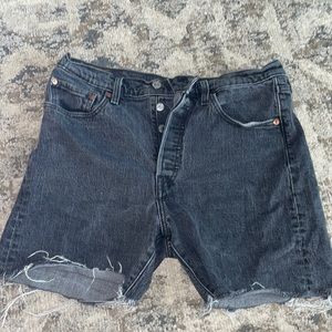 Black Levi Shorts
